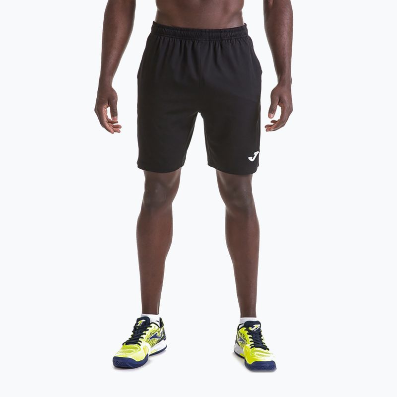 Tennisshorts Herren Joma Bermuda Master schwarz 1186.1 2