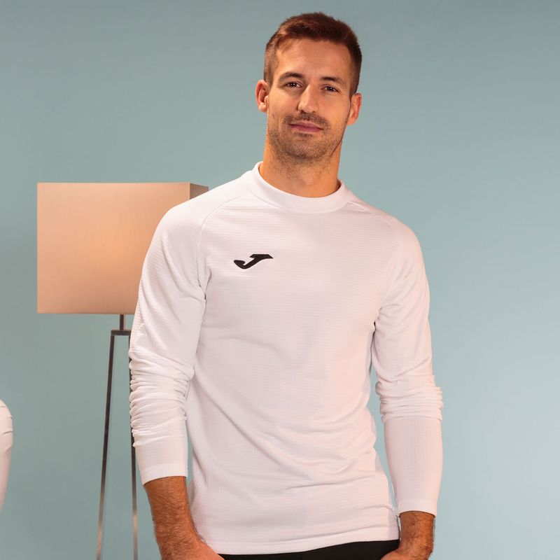 Thermoaktives Herren-Sweatshirt Joma Brama Fleece white 3