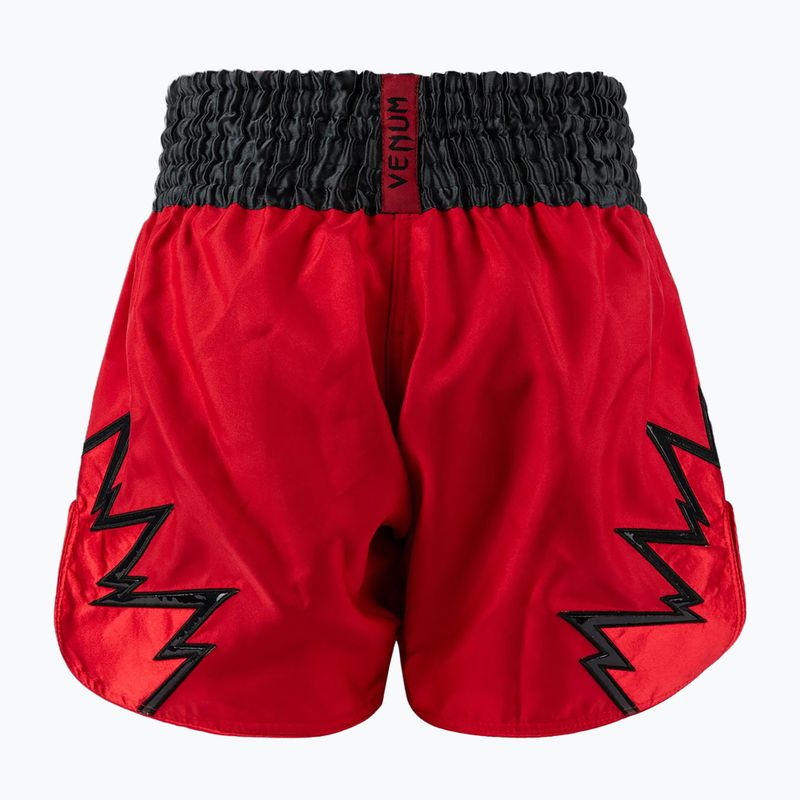 Herren Venum Inferno Muay Thai Trainingsshorts rot/charcol grau/schwarz 2
