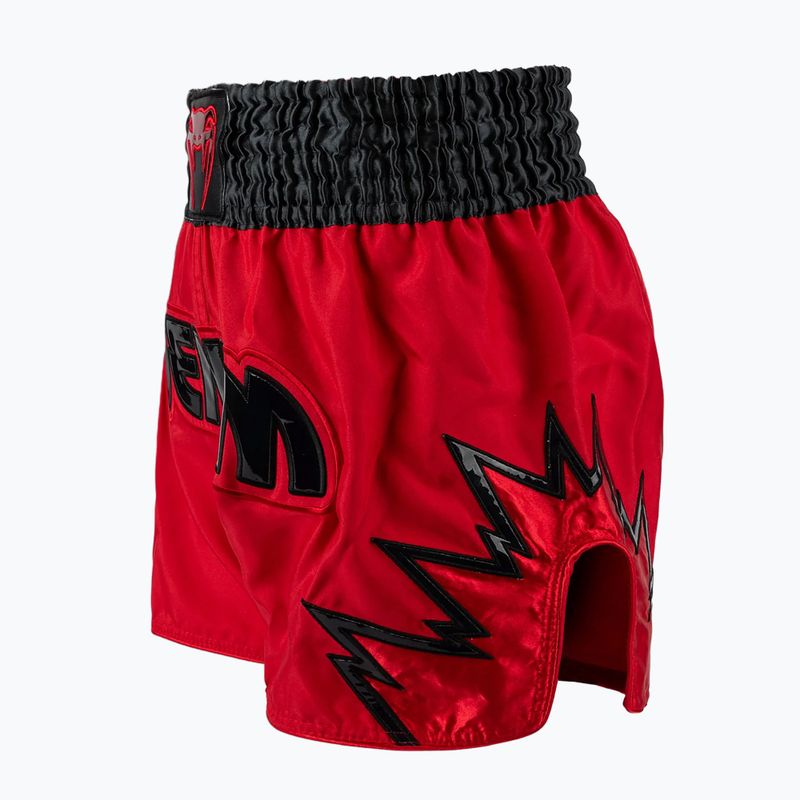 Herren Venum Inferno Muay Thai Trainingsshorts rot/charcol grau/schwarz 3