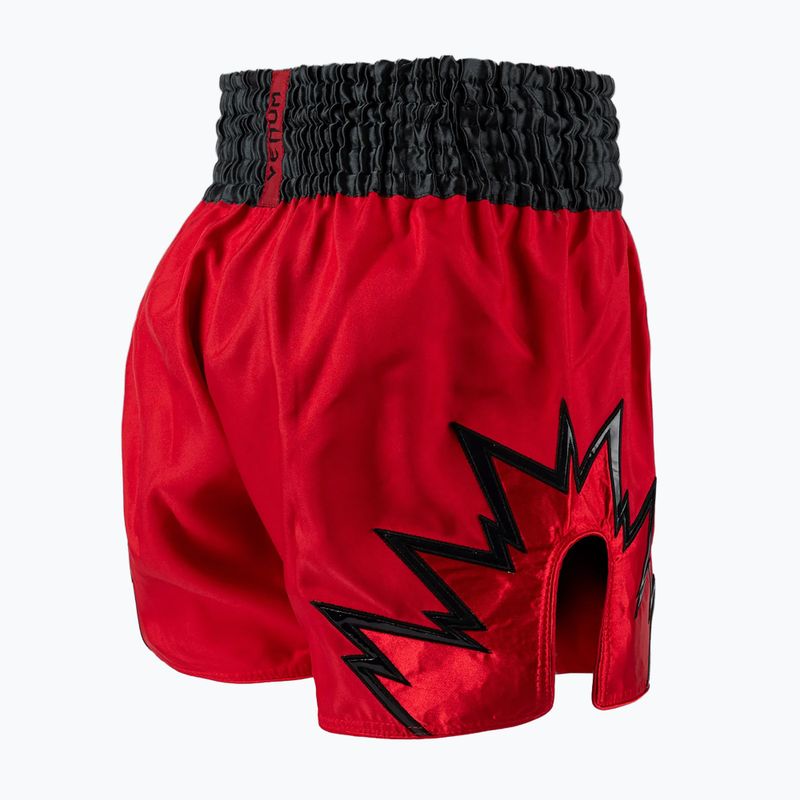 Herren Venum Inferno Muay Thai Trainingsshorts rot/charcol grau/schwarz 4