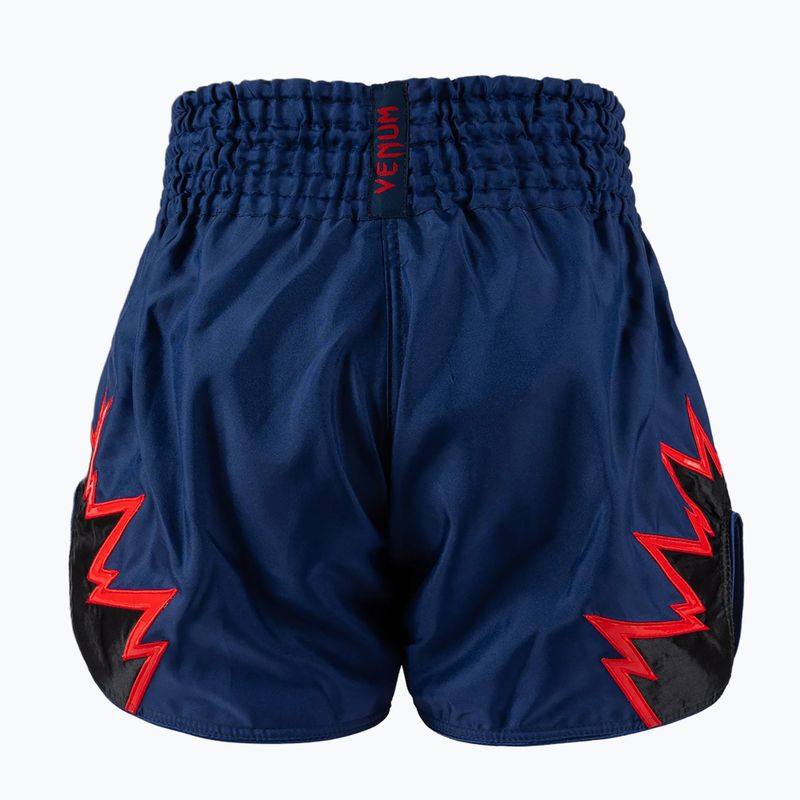 Herren-Trainingsshorts Venum Inferno Muay Thai royalblau/rot/schwarz 2