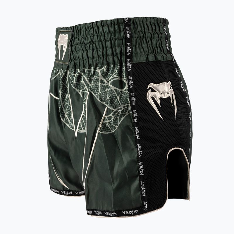 Herren-Trainingsshorts Venum Serpenti Muay Thai khaki/bronze/ivory 3