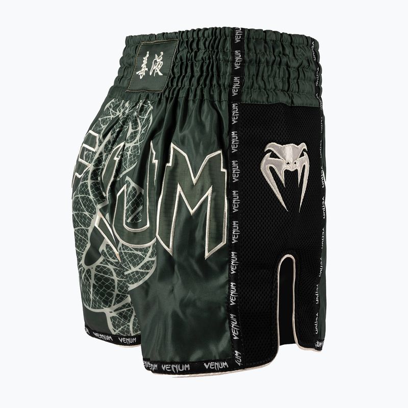 Herren-Trainingsshorts Venum Serpenti Muay Thai khaki/bronze/ivory 4