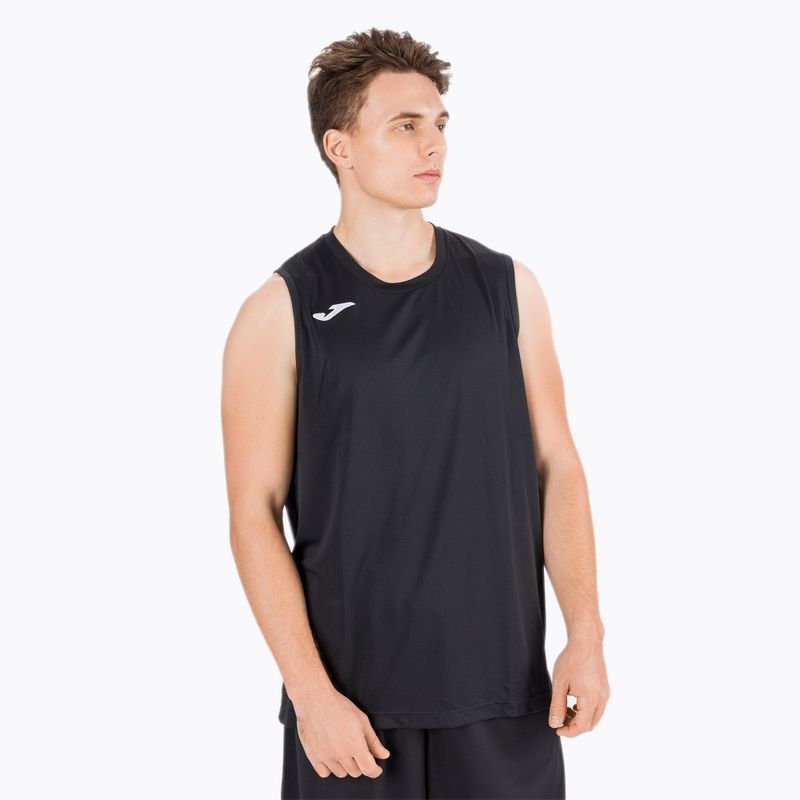 Herren Basketballtrikot Joma Combi Basket schwarz 101660.100