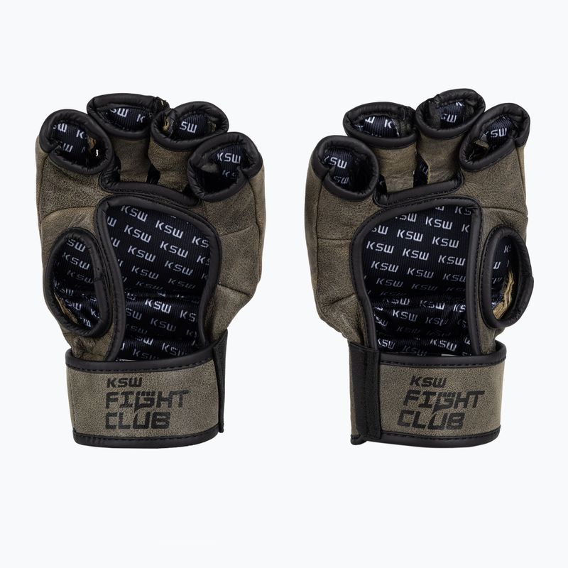 KSW Fight Club braun Grappling Handschuhe Gloves_FCL 3