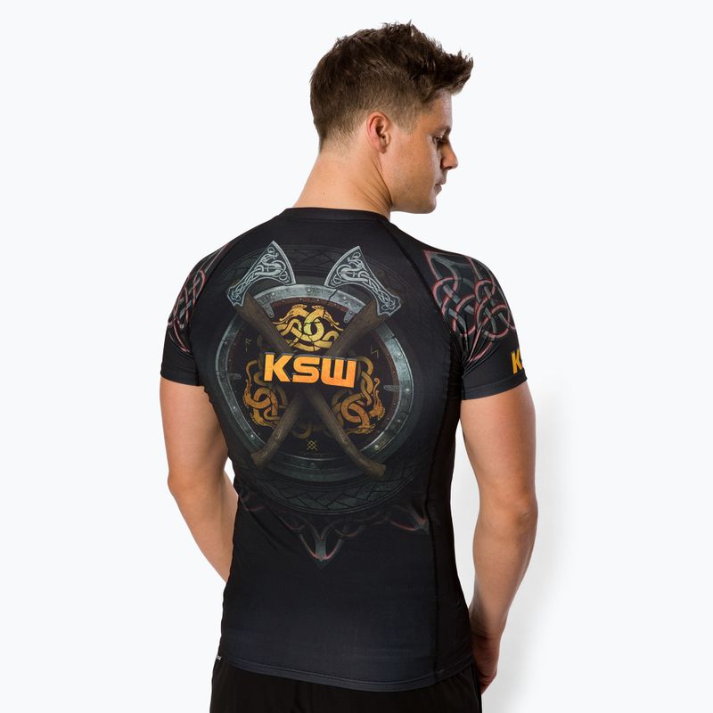 Herren KSW Mad Viking Rashguard schwarz 3