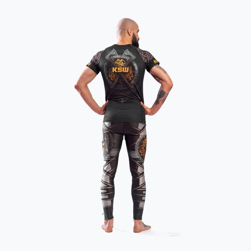 KSW Mad Viking Herren MMA Leggings schwarz 2