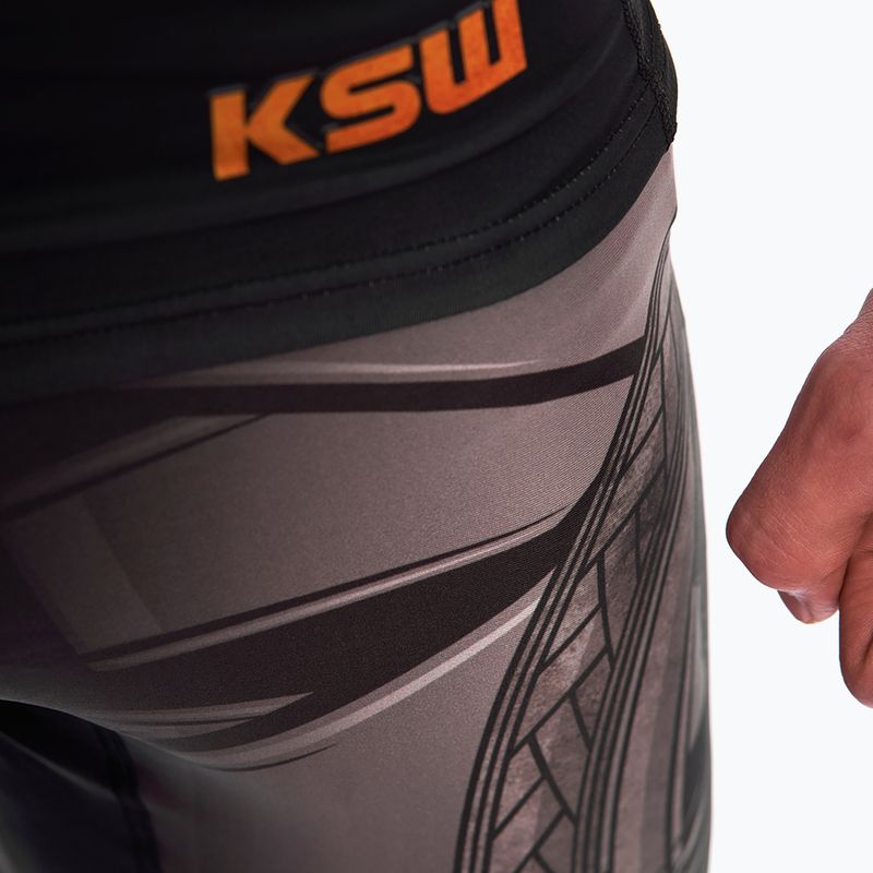 KSW Mad Viking Herren MMA Leggings schwarz
