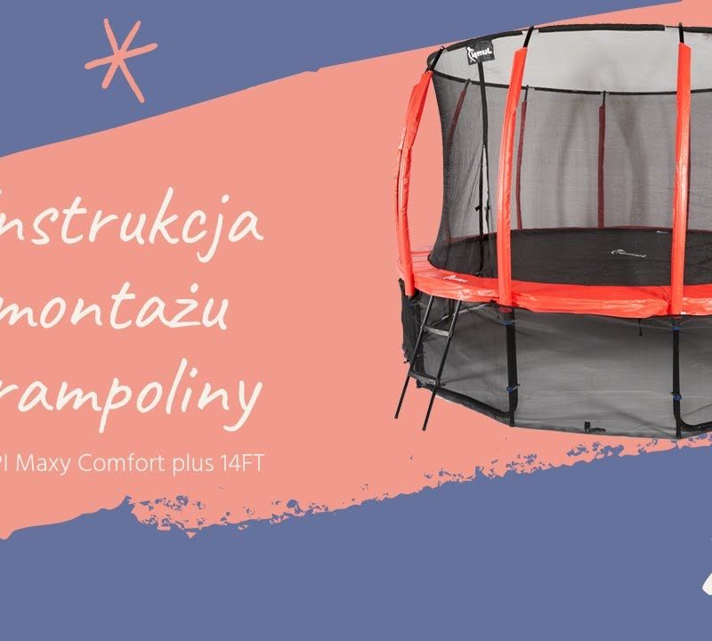 Gartentrampolin Jumpi Maxy Comfort Plus 435 cm schwarz TR14FT 3