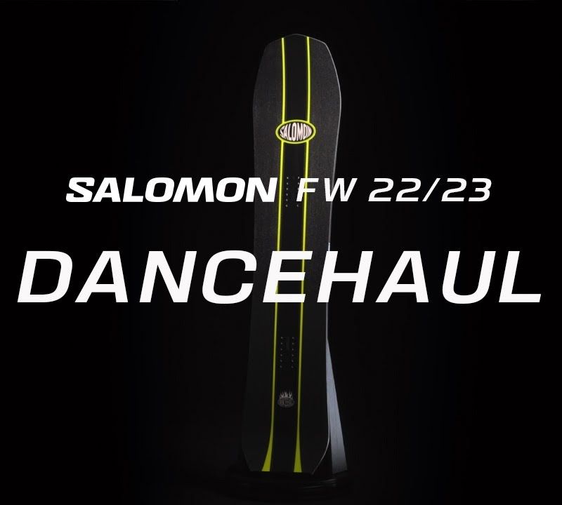 Snowboard Salomon Dancehaul schwarz-gelb L47178 13