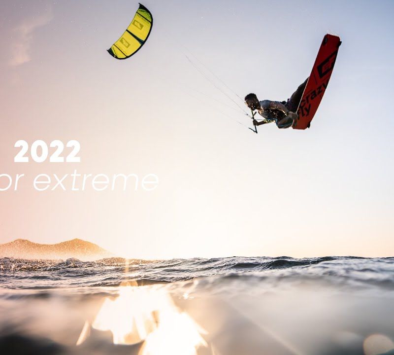 CrazyFly Raptor Extreme grau-rot Kiteboard T002-0299 7