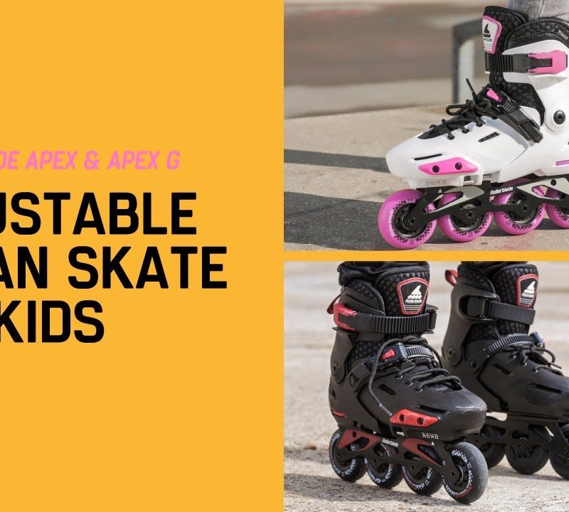 Rollerblade Apex Kinder Rollschuhe schwarz 07102600 100 15