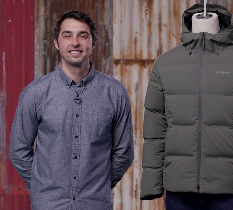 Herren Patagonia Jackson Glacier Daunenjacke schwarz 7