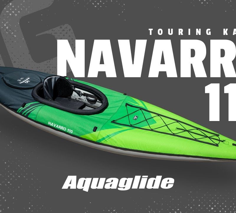 Aquaglide Navarro 110 grün 584119108 Aufblasbares 1-Personen-Kajak 10