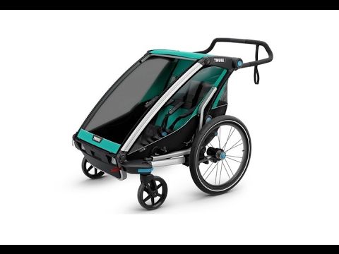 Thule Chariot Lite Zwei-Personen-Fahrradanhänger grün 10203022 11