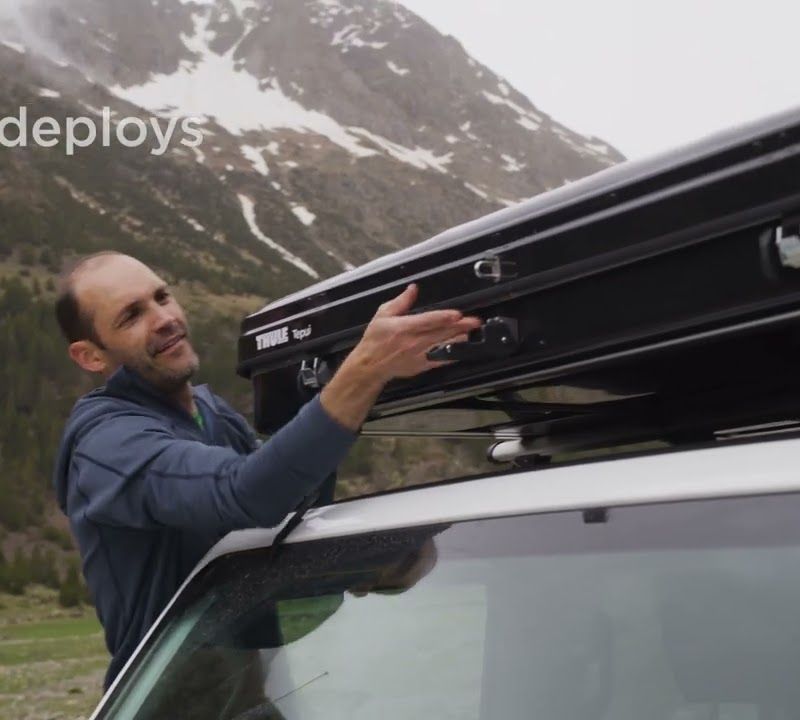 Dachzelt 2-Personen Thule Basin grün 9117 8