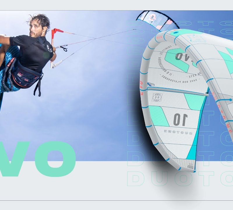 Kitesurfing-Drachen DUOTONE Evo grau-blau 44220-3003 4