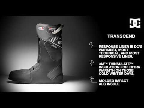 Snowboardschuhe für Männer DC Transcend off white/gum 14