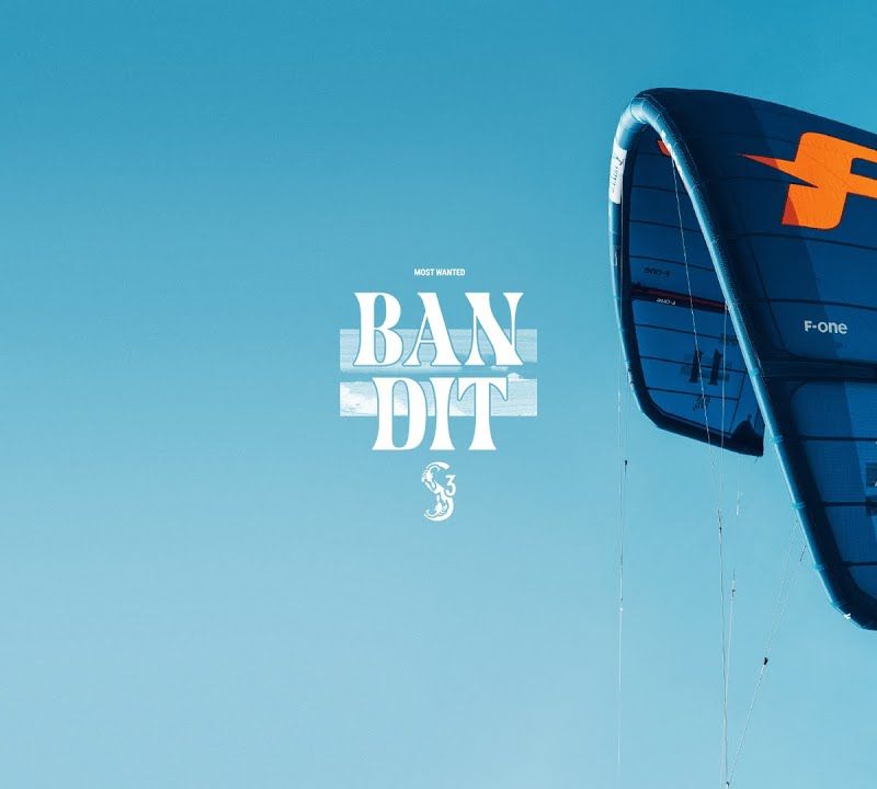 F-ONE Bandit S3 Lenkdrachen Drachen blau 77221-0102-A 5