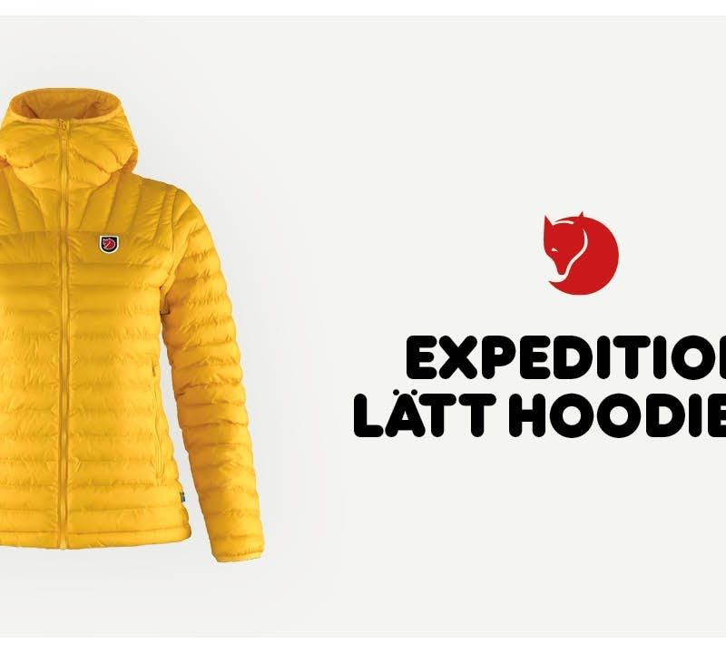 Fjällräven Expedition Latt Hoodie Damen Daunenjacke schwarz F86120 9