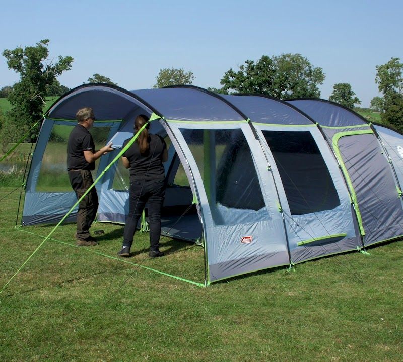 Coleman Meadowood 6 Lange Camping Zelt blau 2000037069 15