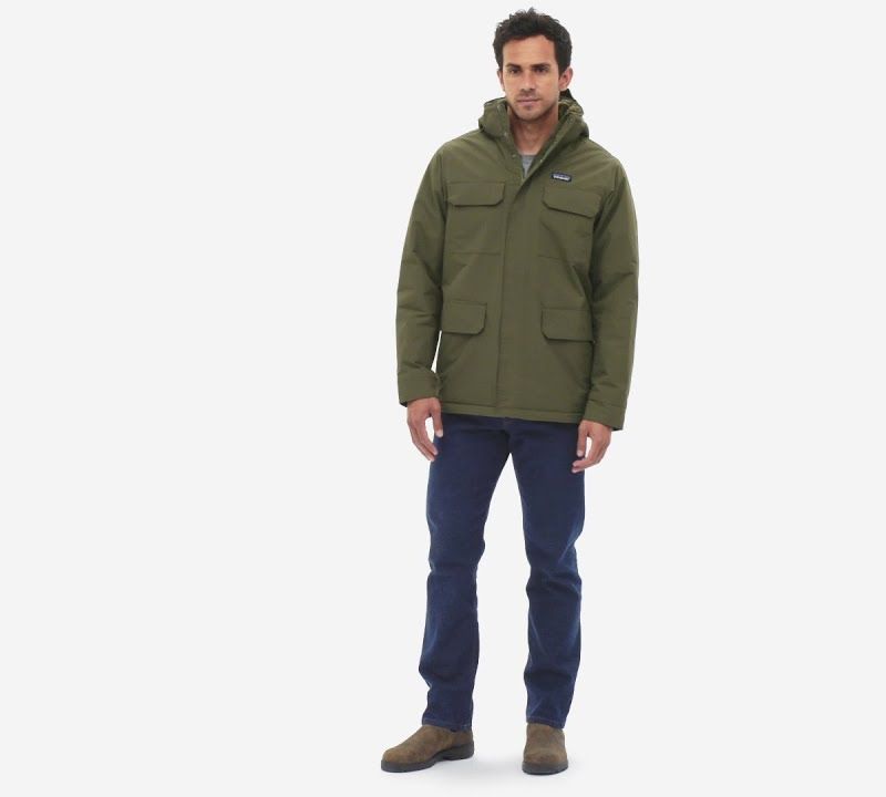Herren Isolierjacke Patagonia Isthmus Parka neu navy 10