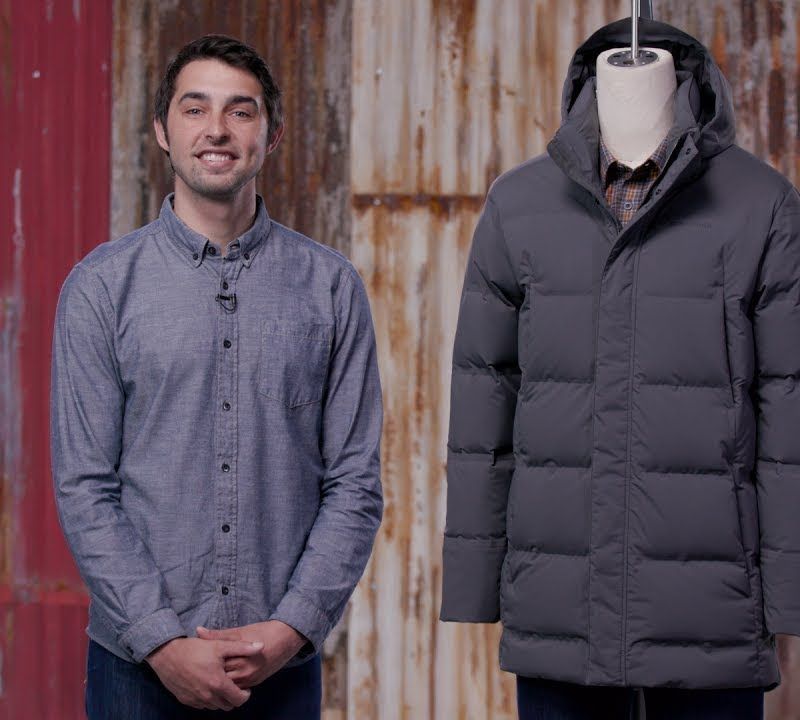 Patagonia Jackson Glacier Parka Herren Daunenmantel smolder blau 11