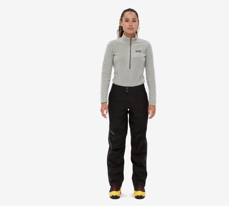Patagonia Damen Regenhose Triolet schwarz 4