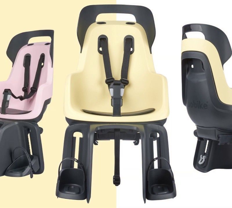 Hinterer Rahmen Fahrradsitz bobike Go 1P rosa-grau 8012400004 4