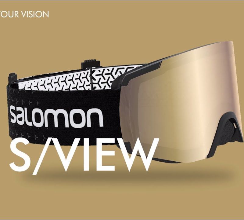 Skibrille Salomon S/View grey/red L41488 7