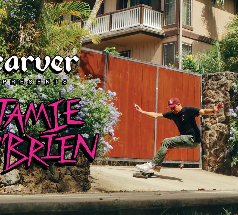 Surfskate Skateboard Carver C7 Raw 33.5" JOB Camo Tiger 222 Complete braun-grün C11311141 17