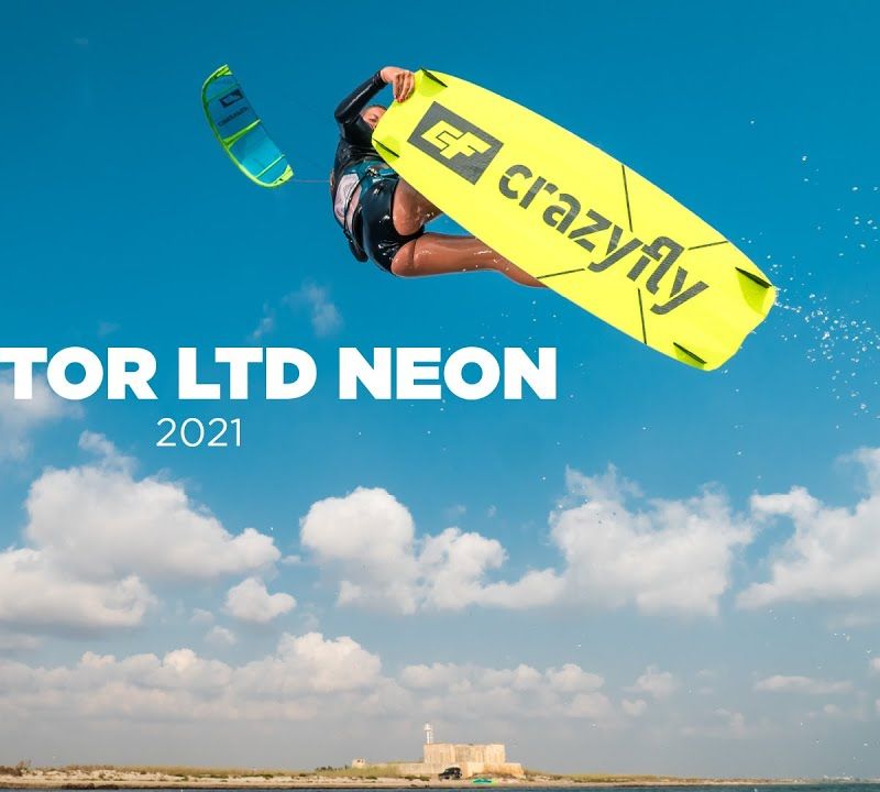 CrazyFly Raptor LTD Neon grünes Kiteboard T002-0306 7