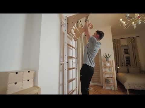 BenchK Gymnastikleiter schwarz BK-711B 18