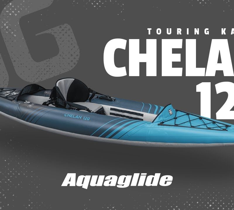 Aquaglide Chelan 120 blau 584121104 Aufblasbares 1-Personen-Kajak 9