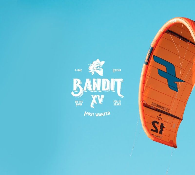 F-ONE Bandit XV kite blau 77221-0101-A-7 kitesurfing drachen 5