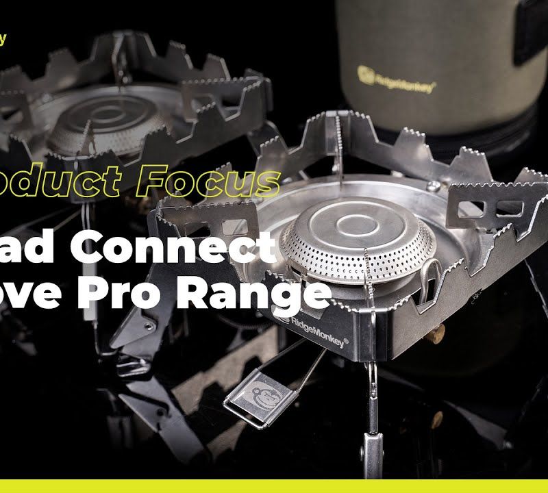 RidgeMonkey Quad Stove Pro Mini Silber RM185 Brenner 3