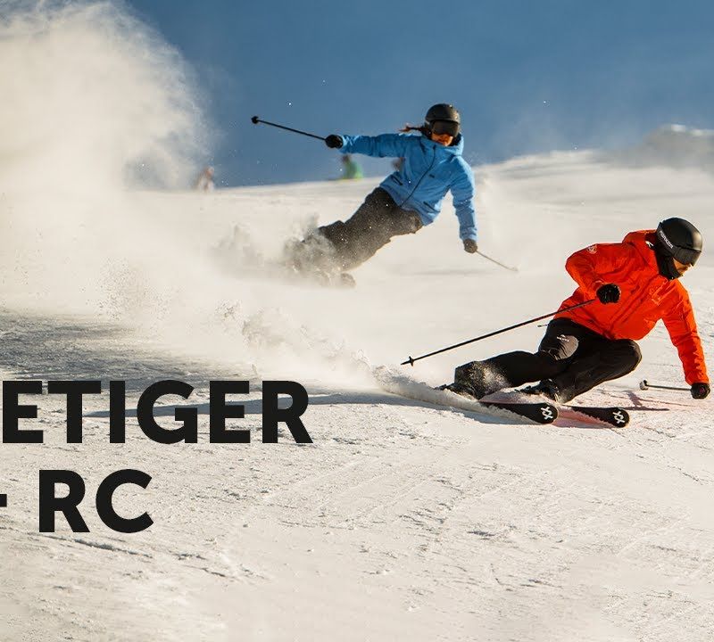 Völkl Racetiger SC Yellow + vMotion 10 GW gelb/schwarz Abfahrtsski 12