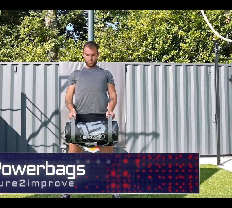 Pure2Improve Power Bag 5kg Trainingsbeutel schwarz und gelb P2I201710 6