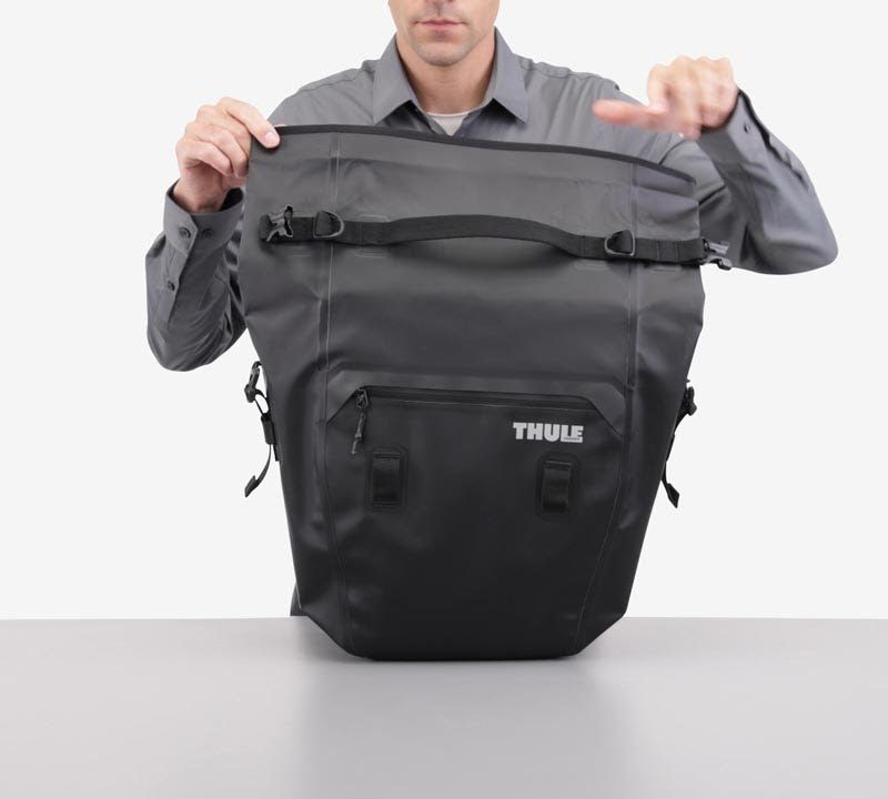 Thule Shield Pannier 22L Fahrradträger Gepäckträger schwarz 3204916 5