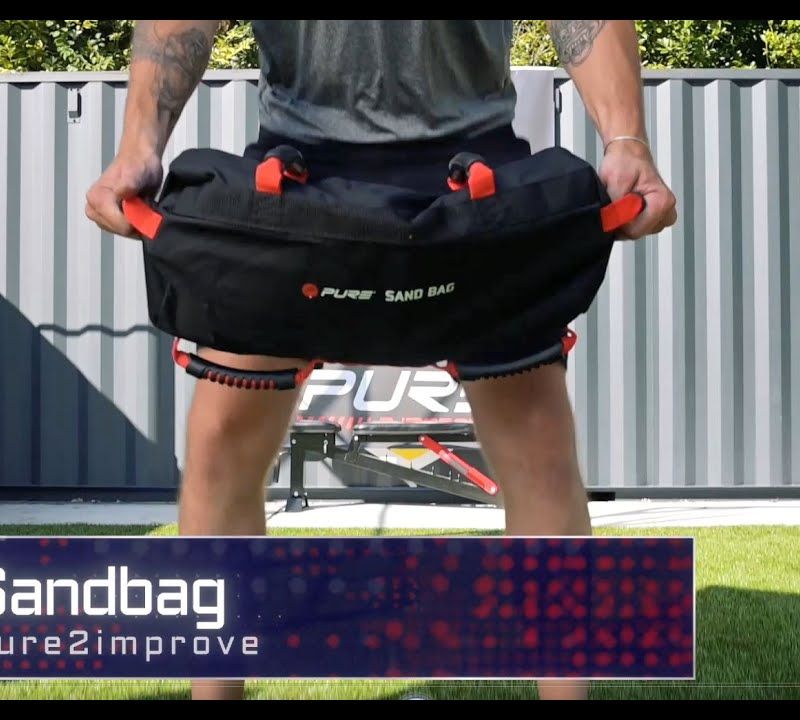 Pure2Improve Sandsack Trainingstasche schwarz 2165 7