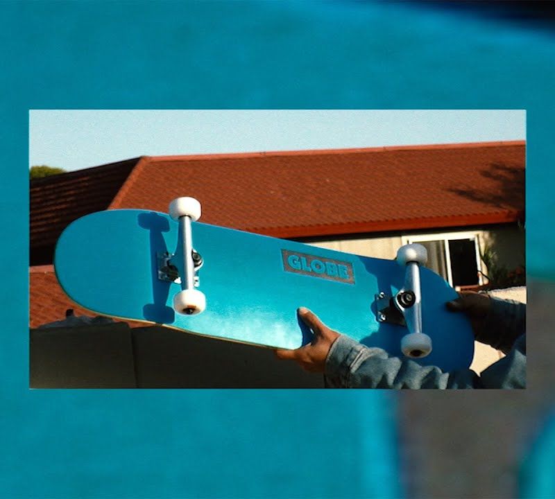 Globe Goodstock klassische Skateboard navy blau 10525351 9