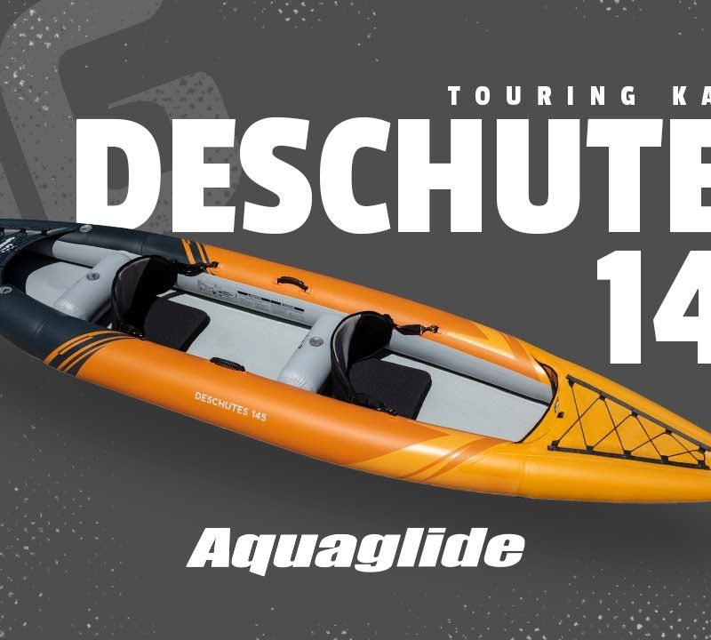 Aquaglide Deschutes 145 orange 2-Personen aufblasbares Kajak 584120127 11