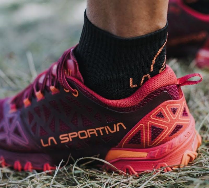 La Sportiva Bushido II Damen Laufschuh burgunderrot-blau 36T502624 15