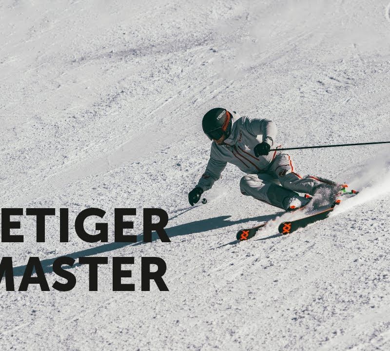 Völkl Racetiger SL Master + XComp 16 GW gelb/schwarzer Alpin-Ski 16