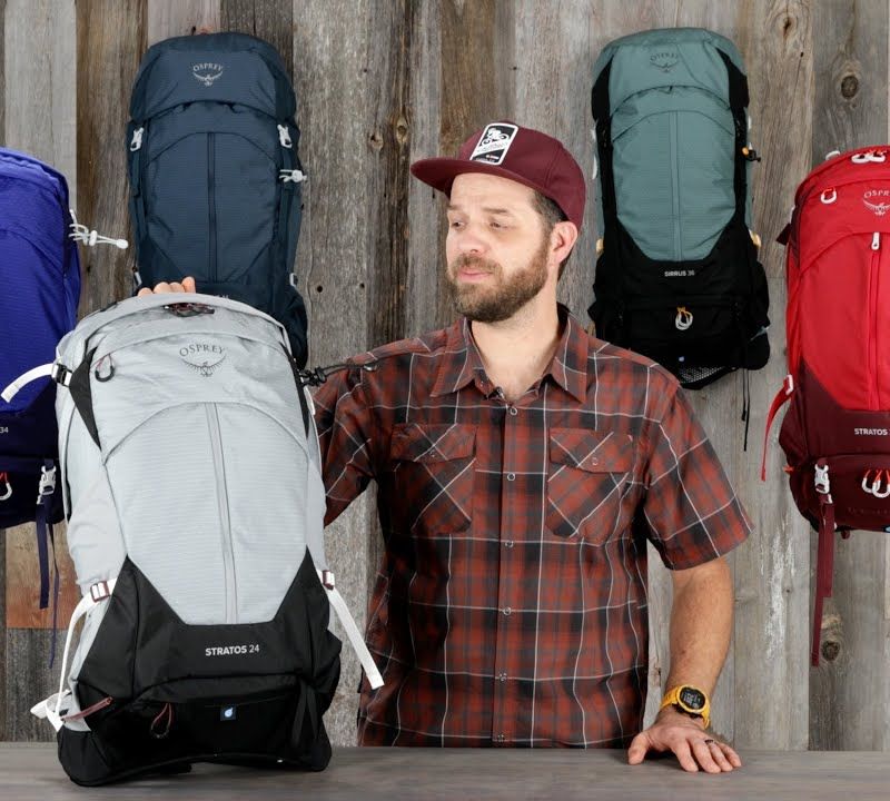 Osprey Stratos 44 l Wanderrucksack rot 10004264 10