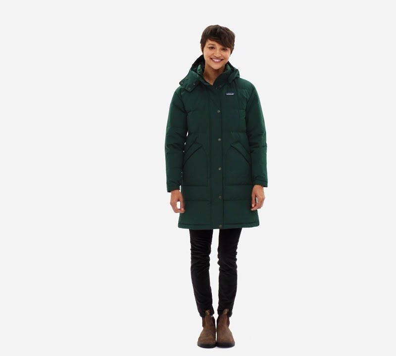 Women's Patagonia Downdrift Parka Daunenmantel nouveau grün 11