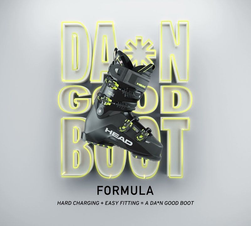 HEAD Formula 120 Skischuhe schwarz 601146 10