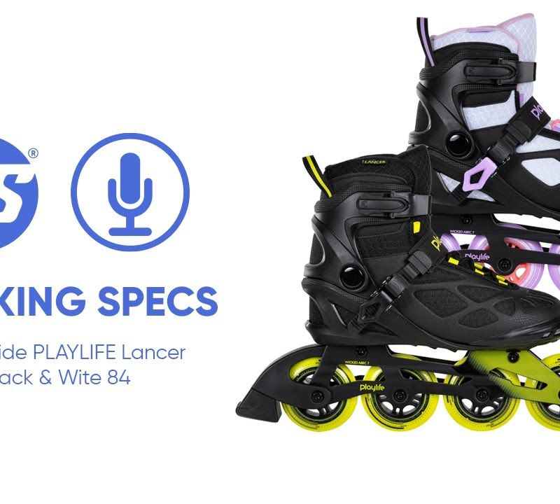 Playlife Lancer 84 Damen Rollerskates schwarz und lila 880274 17