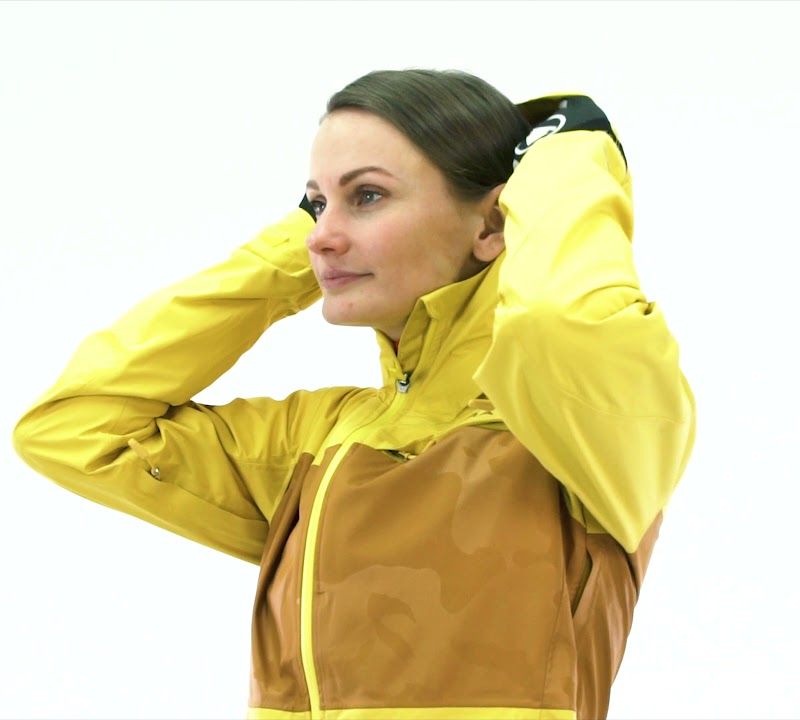 Fahrradjacke Damen Endura Singletrack II Waterproof harvest 11